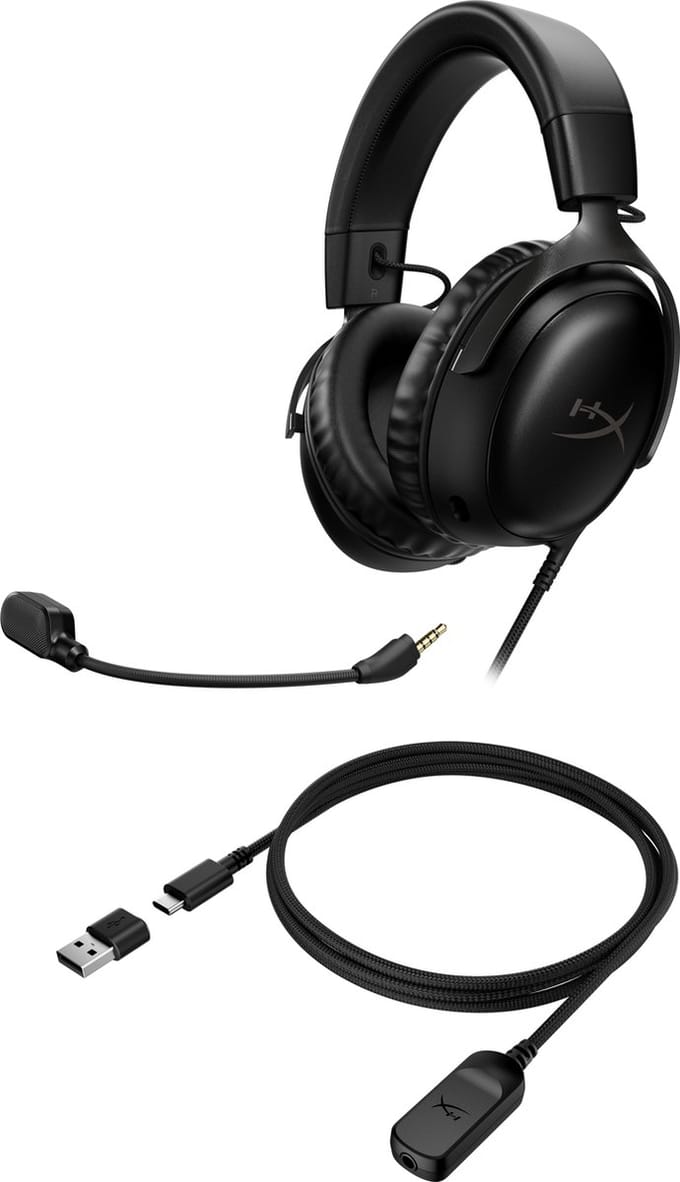 HyperX Cloud III Wired Gaming Headset - Zwart (PC, PS5, Xbox Series X/S)