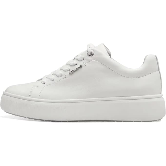 Tamaris Damestrainers 1-23736-42 117 Dames Vegan M2373642 Wit Leer