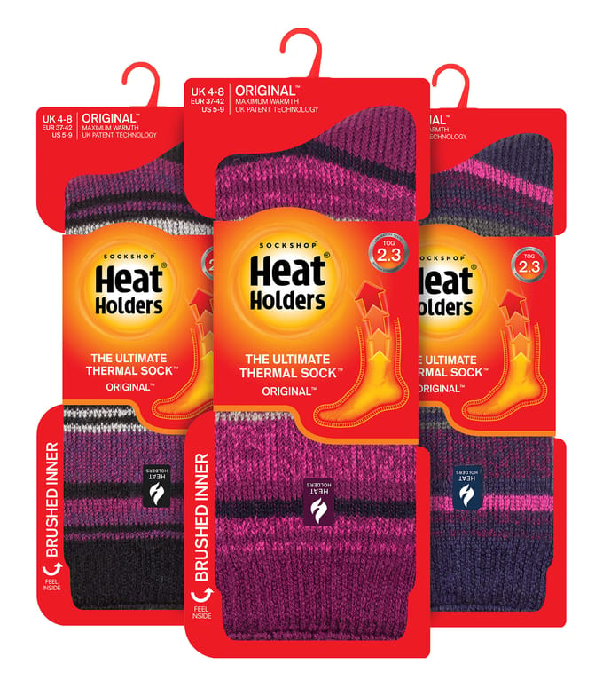 Heat Holders3 paar thermo wintersokken voor dames - Palma