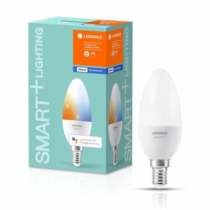 LEDVANCE LED lamp - Lampvoet: E14 - instelbaar wit - 27--…65-- K - 5 W - SMART+ Candle instelbaar wit