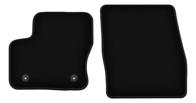 BASIC zwarte veloursmatten voor: Ford Transit Connect bestelwagen (2013-2017)