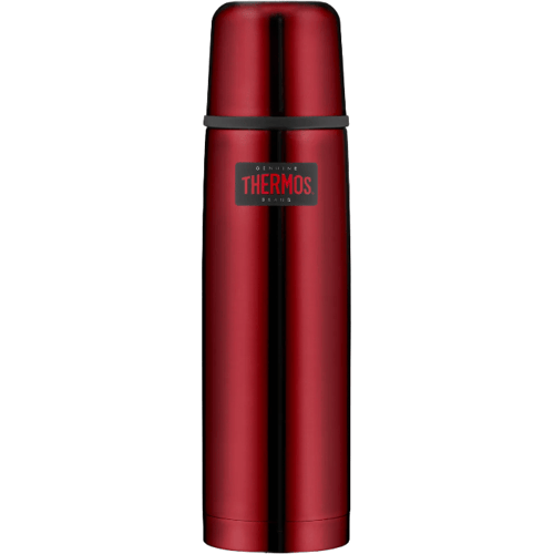 L&amp;C thermosfles cranberryrood gepolijst 0,75 l
