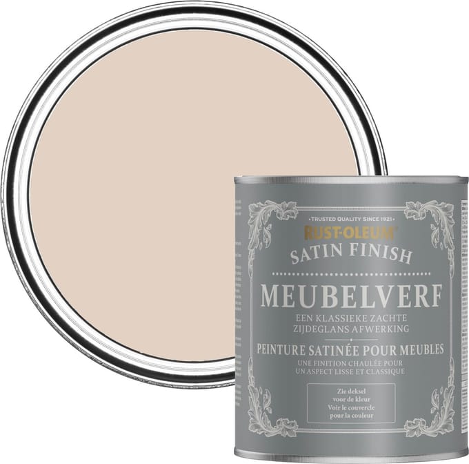 Rust-Oleum Lichtroze Meubelverf Zijdeglans - Handgewoven 750ml