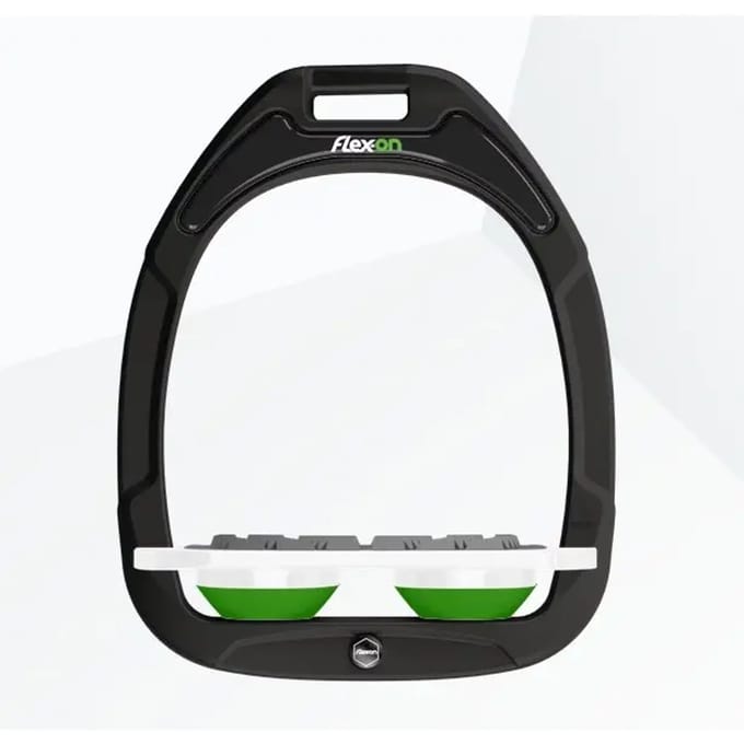 Plat Grip Zwart/Wit/Groen Flex-On Green Composite