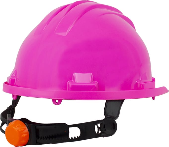 Climax RG5 Veiligheidshelm - Roze - Verstelbaar met draaiknop