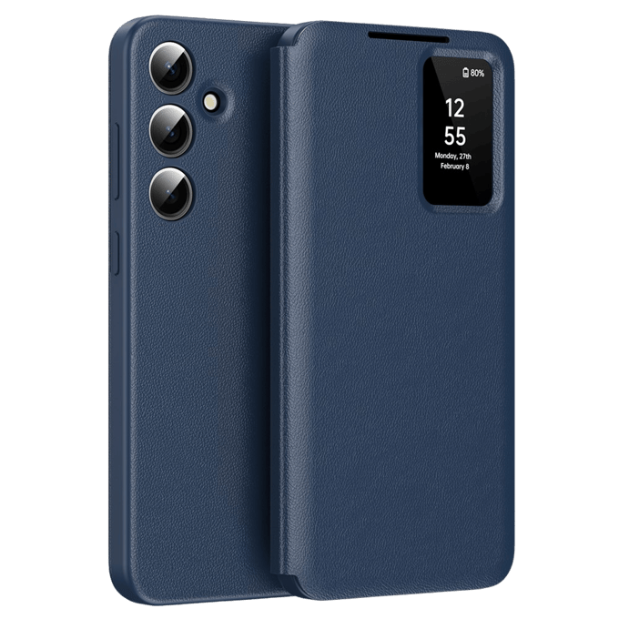 CaseBody Samsung Galaxy S24 Smart Cover Blauw