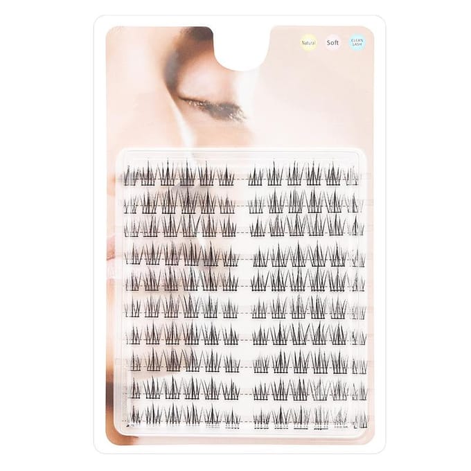 Mode tournesol faux cils Simulation naturelle fée Cos vison Extension de cils maquillage à réaliser soi-même oeil segmenté individuel 1PCS white