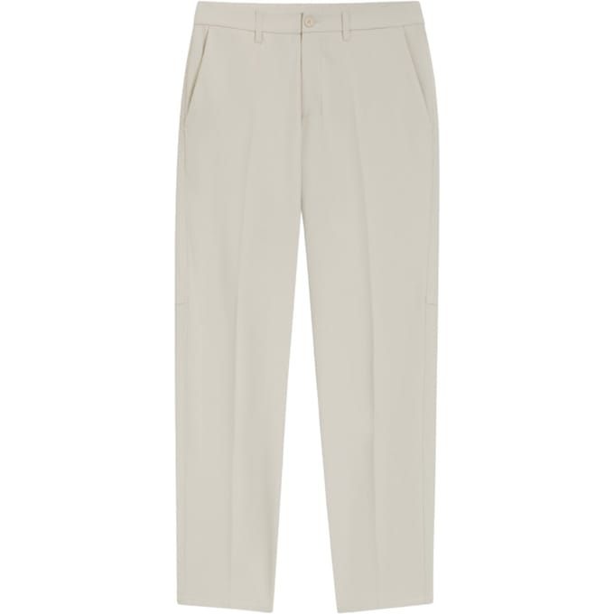 Slim fit broek met tunnelkoord, model 'T_COMMUTER'