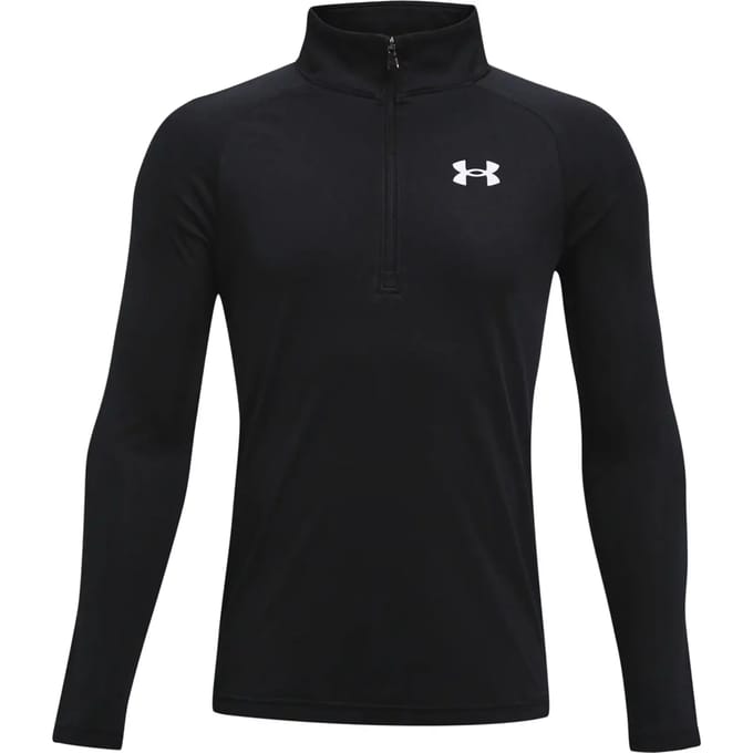 Under Armour UA Tech 2.0 1 - 2 Zip Unisex Sporttrui - Zwart - Wit