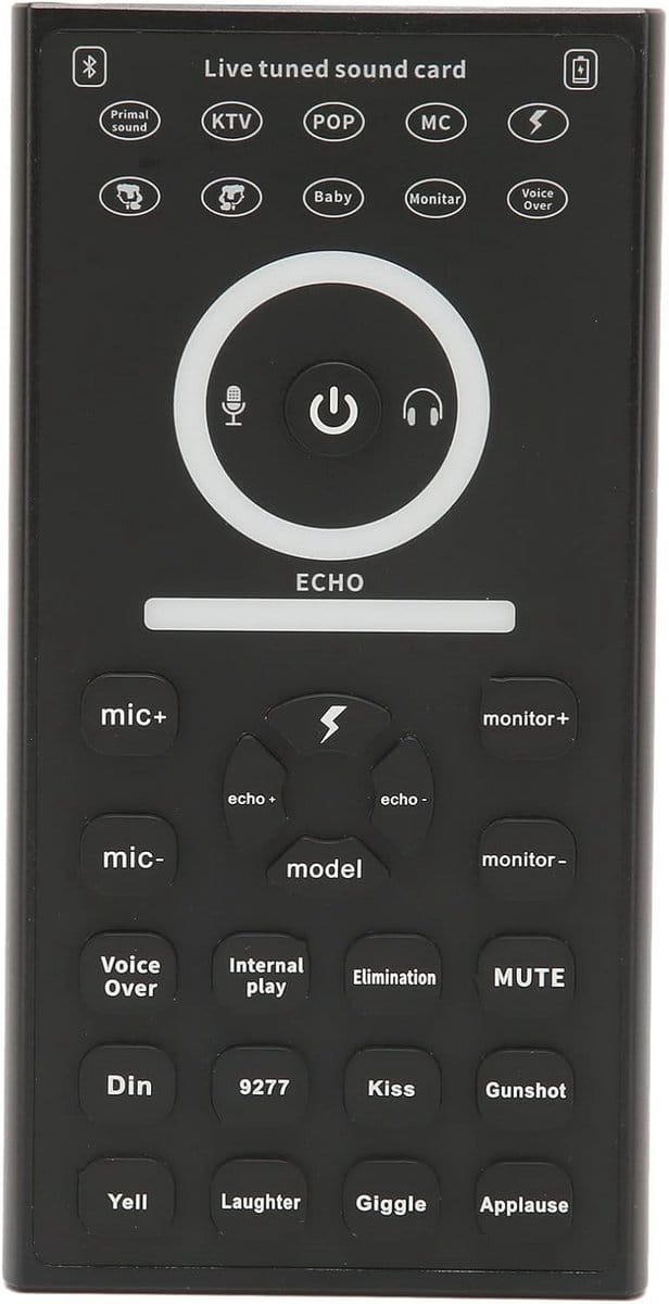 Draagbare Mini Stemvervormer voor Karaoke en Streaming