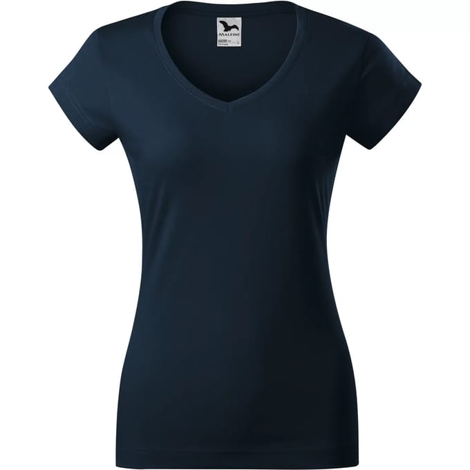 Dames-T-shirt met V-hals Malfini 162