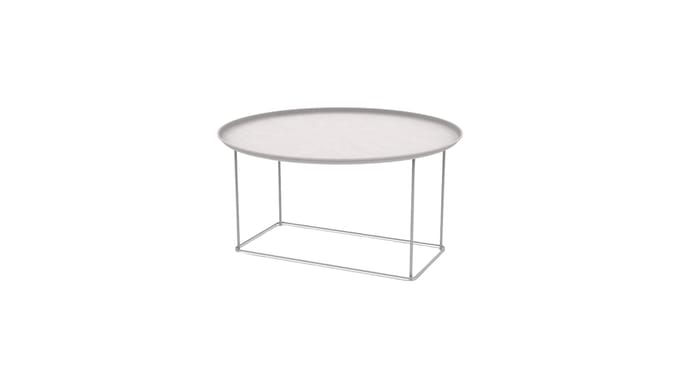 B&B Italia Fat-Fat Kleine Tafel Ø62 cm - wit