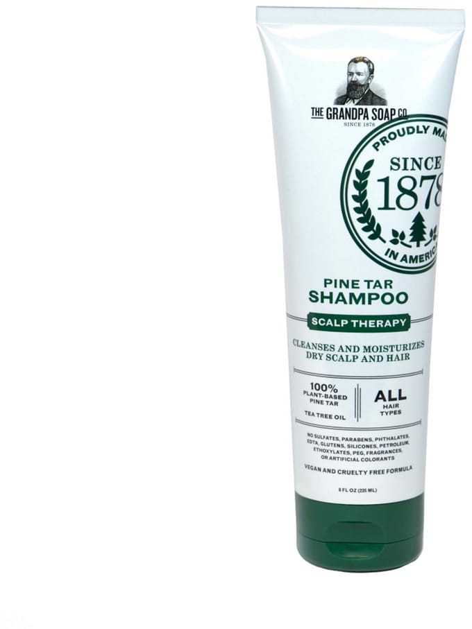 the grandpa soap co. pine tar shampoo teer shampoo