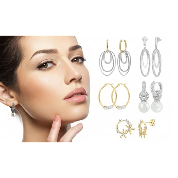 Sc Crystal oorbellen: B3313-ARGENT