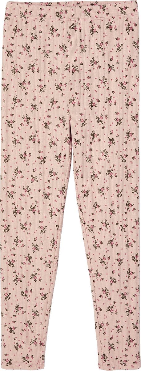 Vertbaudet Meisjesleggings met bloemenprint en siersteek