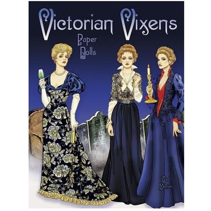 Victorian Vixens Paper Dolls - Ted Menten