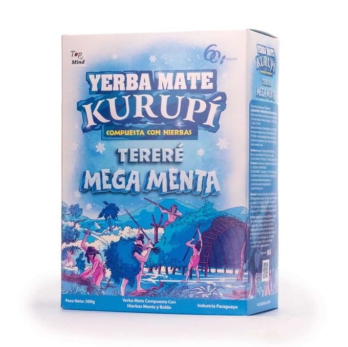 Yerba mate kurupí tereré mega munt 500 g