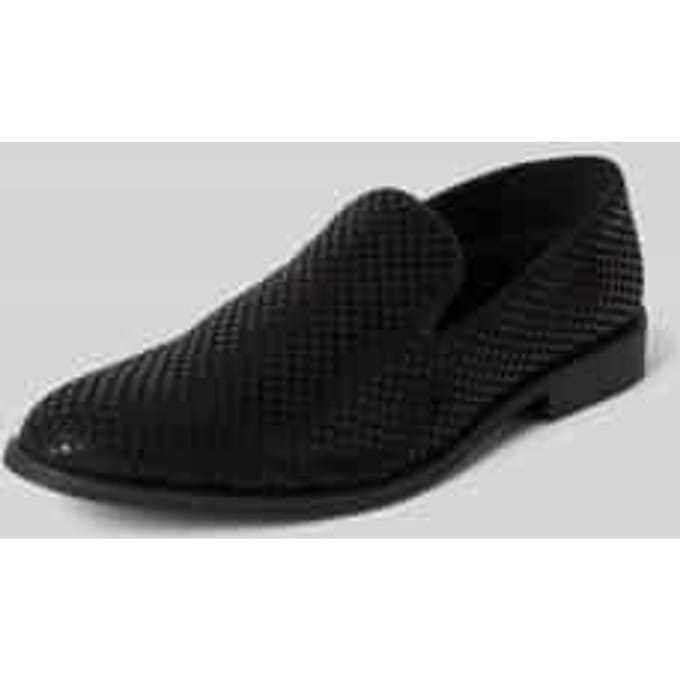 Loafers met labeldetail, model 'BERTON'