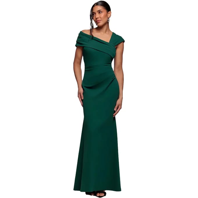 Damesjurk Goddiva One Shoulde Maxi