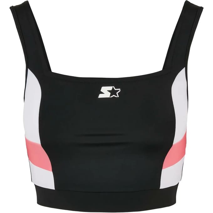 Starter Black Label - Arrow colorblock Sport top - M - Zwart/Roze