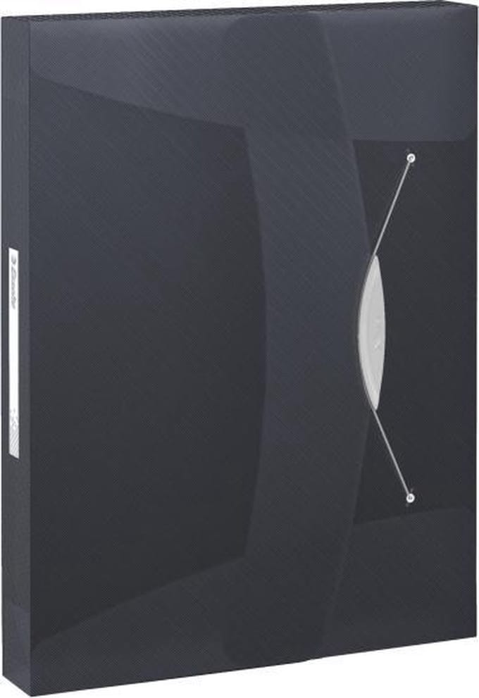Esselte VIVIDA documentenbox, transparant Zwart