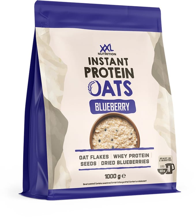 XXL Nutrition - Instant Protein Oats - Blauwe Bessen - Eiwit Havermout - 1000 g