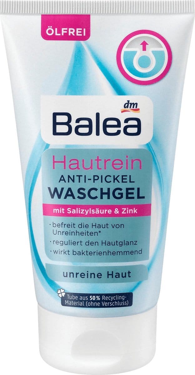 Balea skin clean anti-puistjes wasgel (150 ml)