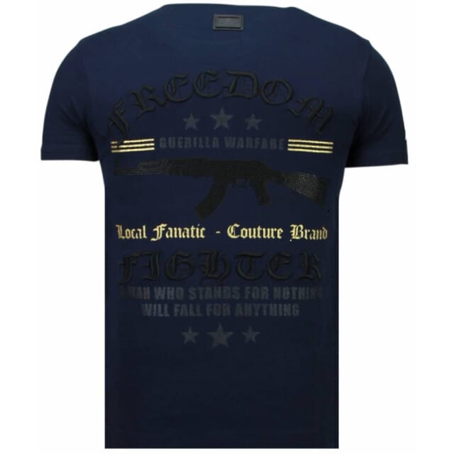 Local Fanatic Freedom fighter rhinestone t-shirt
