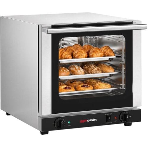 GGM Gastro Heißluftofen - Manuell - für 4x GN 2/3 - mit Timerfunktion - inkl. 3 Backbleche