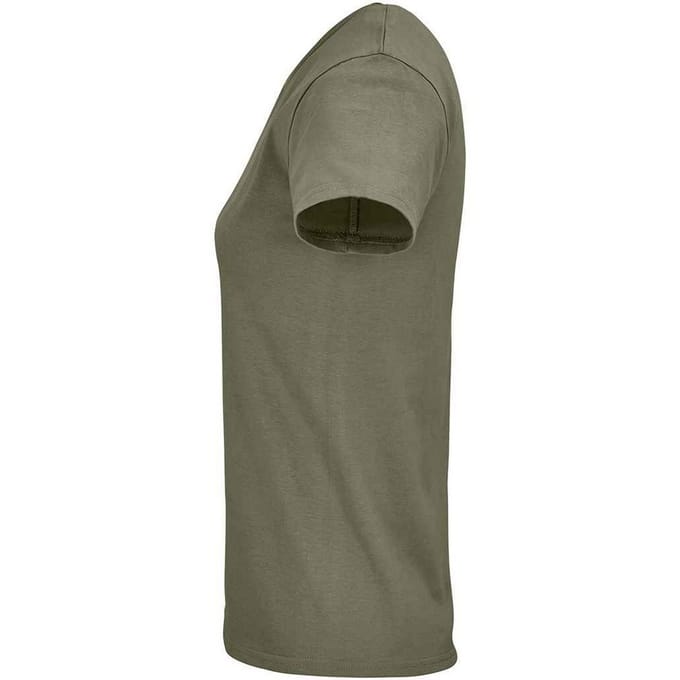 SOLS Dames/dames Crusader Organisch T-shirt (Khaki)