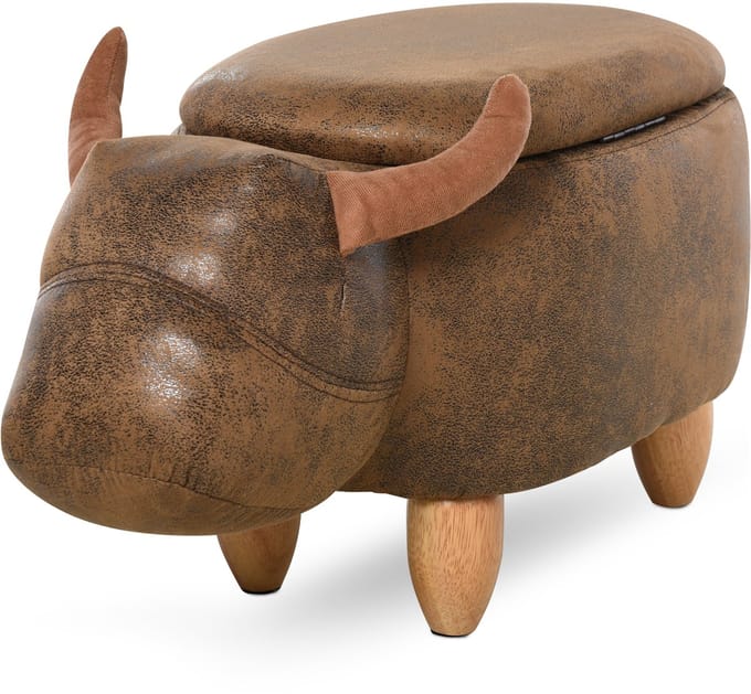 HOMCOM-Opbergottoman-Zweden-62x35x36cm-Bruin