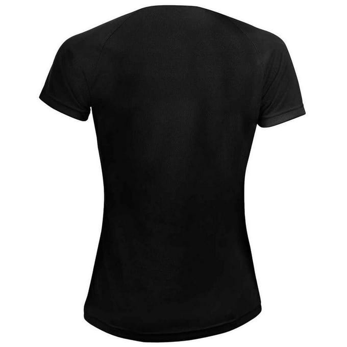 SOLS Dames/Dames Sportief Raglan T-shirt (Zwart)