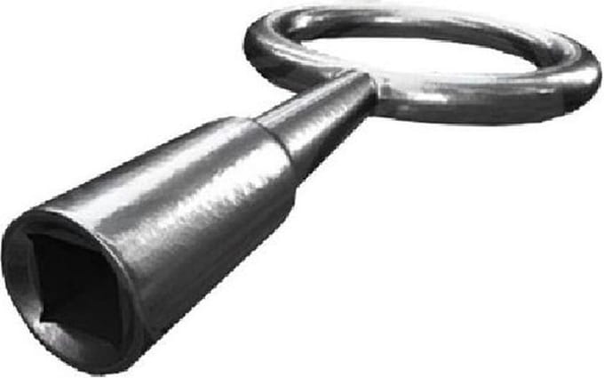 8mm Sleutel Vierkant - Paal Slot Sleutel - Square Key