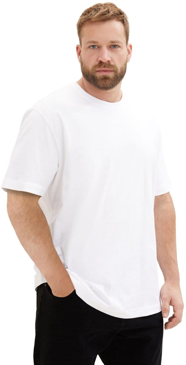 Tom Tailor - Plus Size - T-shirt in 2-pack - Maat 5XL - White
