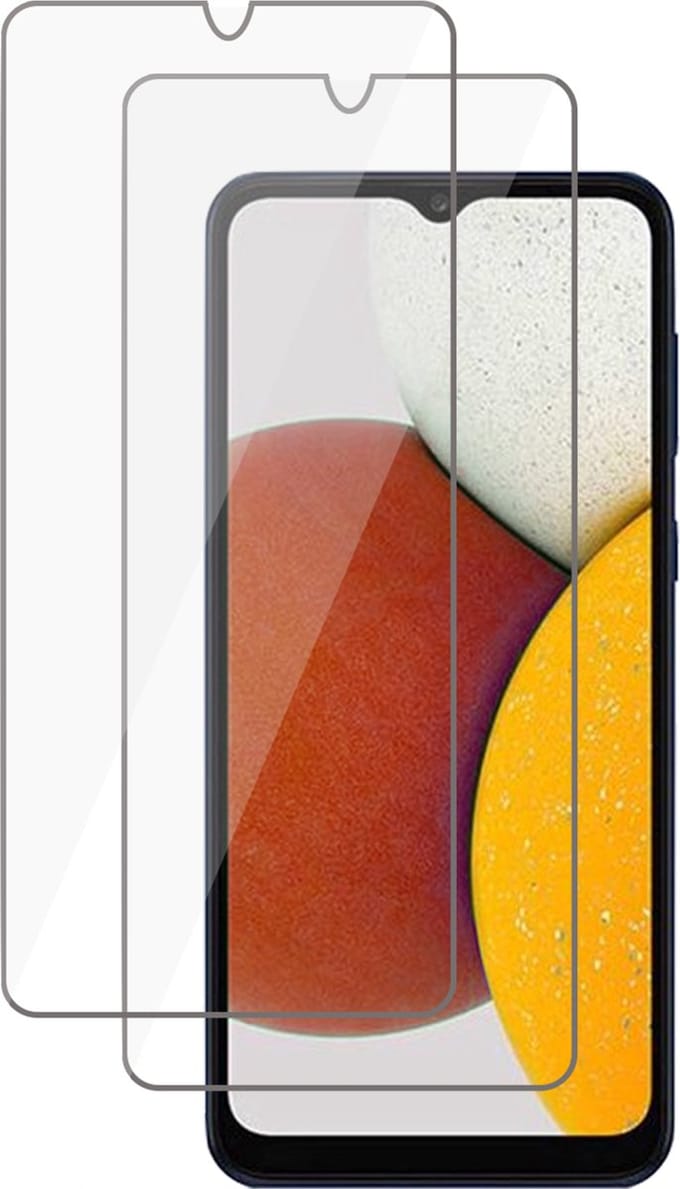 Screenprotector geschikt voor Samsung Galaxy A03 Core - Tempered Glass Screen Protector - 2 Stuks