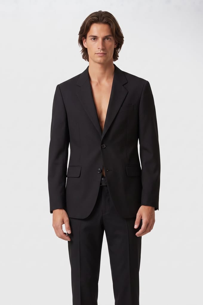 ARKET Dennis Hopsack Suit Blazer Black Taglia: 52 | Blazers Outlet | Uomo | Nero