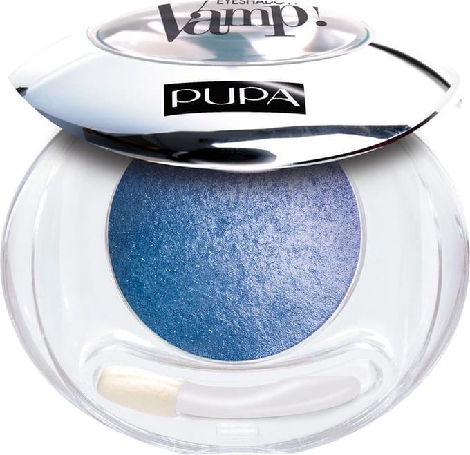 PUPA Vamp! Wet & Dry Eyeshadow-Indigo Blue Satin 304_#3F96CF