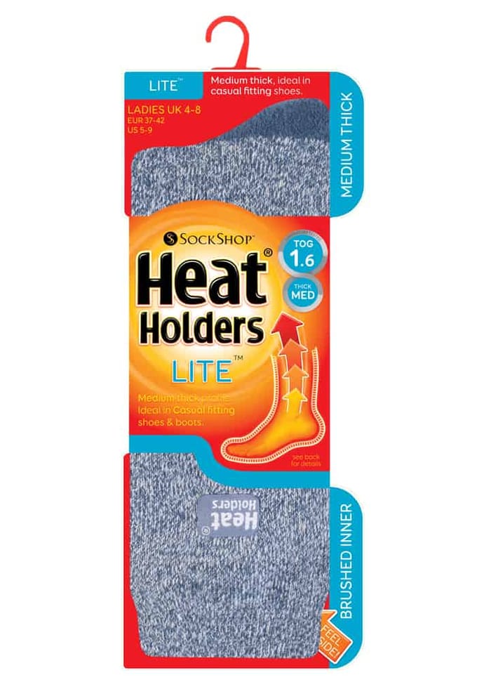 Heat Holders Lite dames dunne thermo wintersokken - Denim / Room