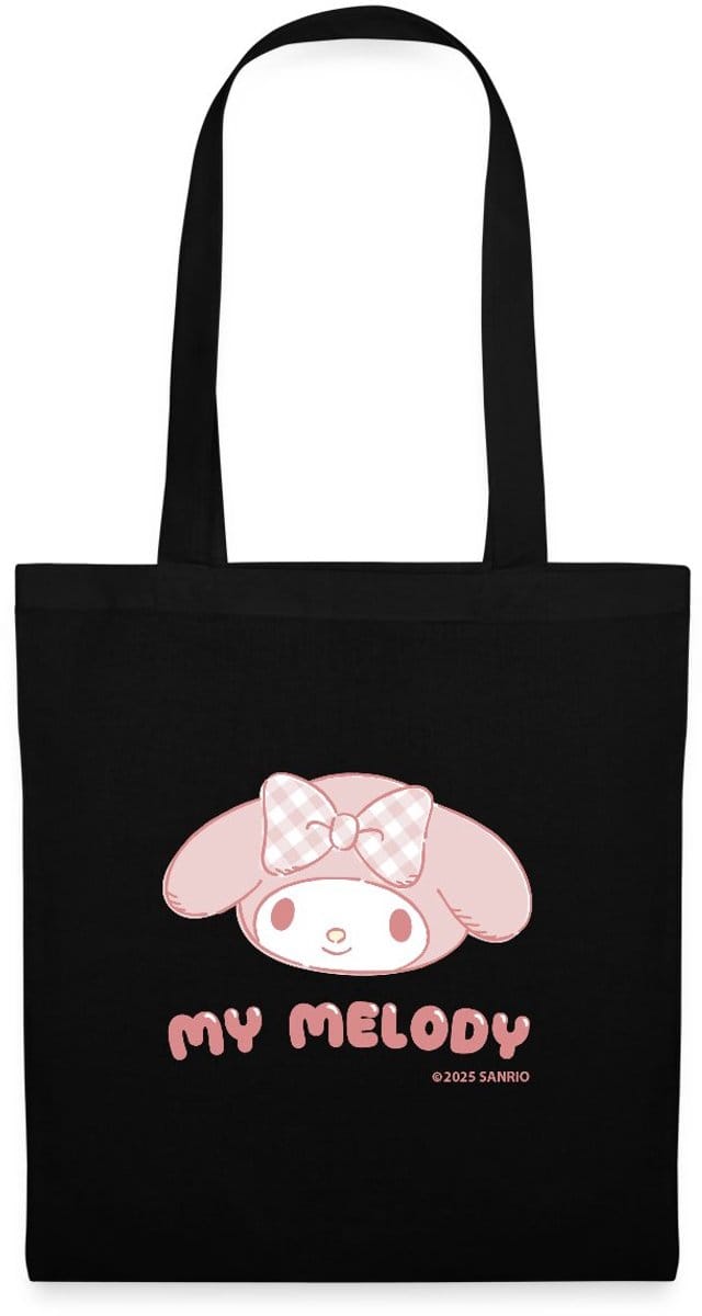 My Melody Portret met tekst Tas Van Stof Schoudertas