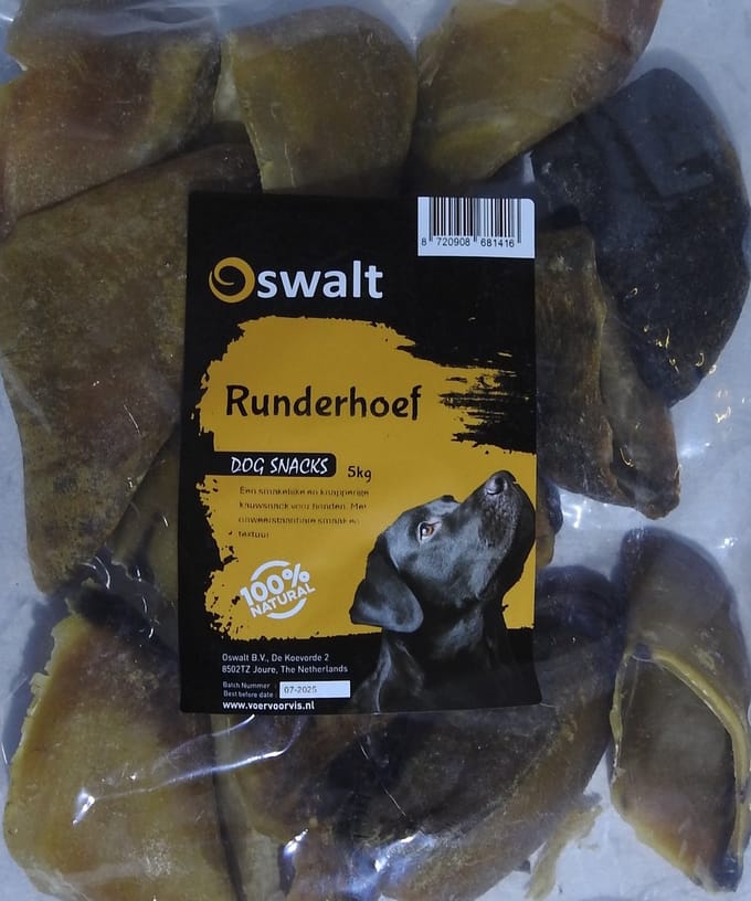 Oswalt Runderhoeven - Hondensnack - 5kg