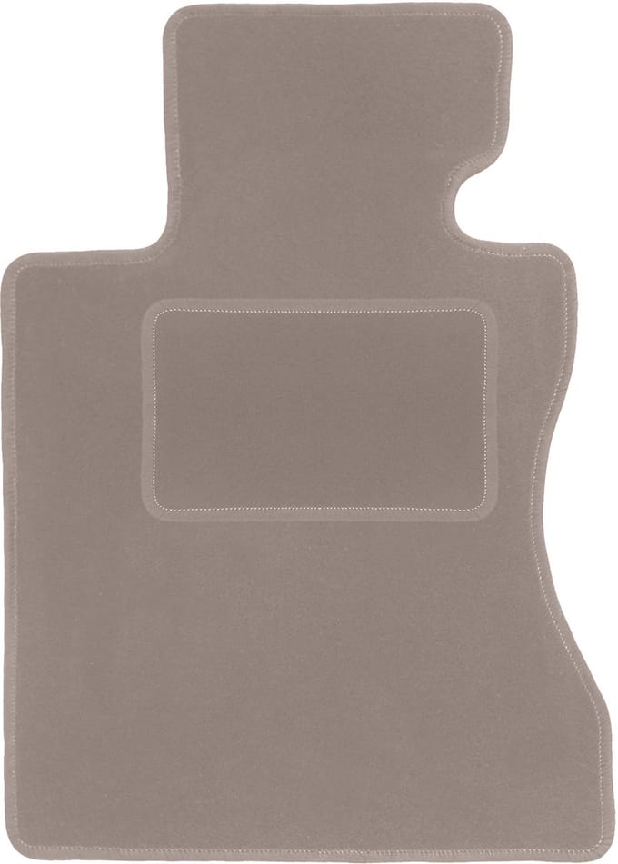 Beige bestuurdersmat voor: BMW 5 E61 stationwagen, touring (2003-2010)
