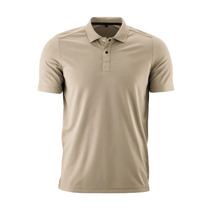 Gonso Essential Korte Mouw Poloshirt Beige M Man