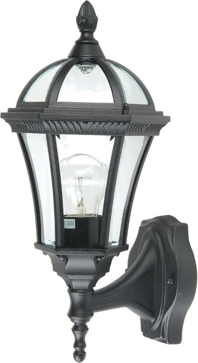 Garden Zone LED Wand Buitenlamp Ledbury | 1X E27 Max 60W | IP44 | Dimbaar | Black