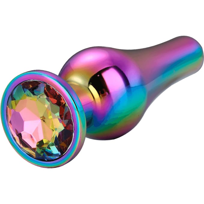 Dream Toys Buttplug GLEAMING LOVE COLOURED PLEASURE PLUG M Multicolours