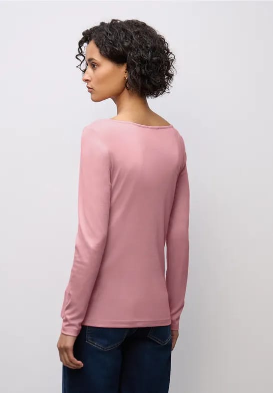 Basic shirt met lange mouwen