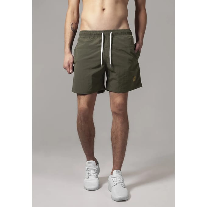 Urban Classics - Block Zwemshorts - 5XL - Blauw