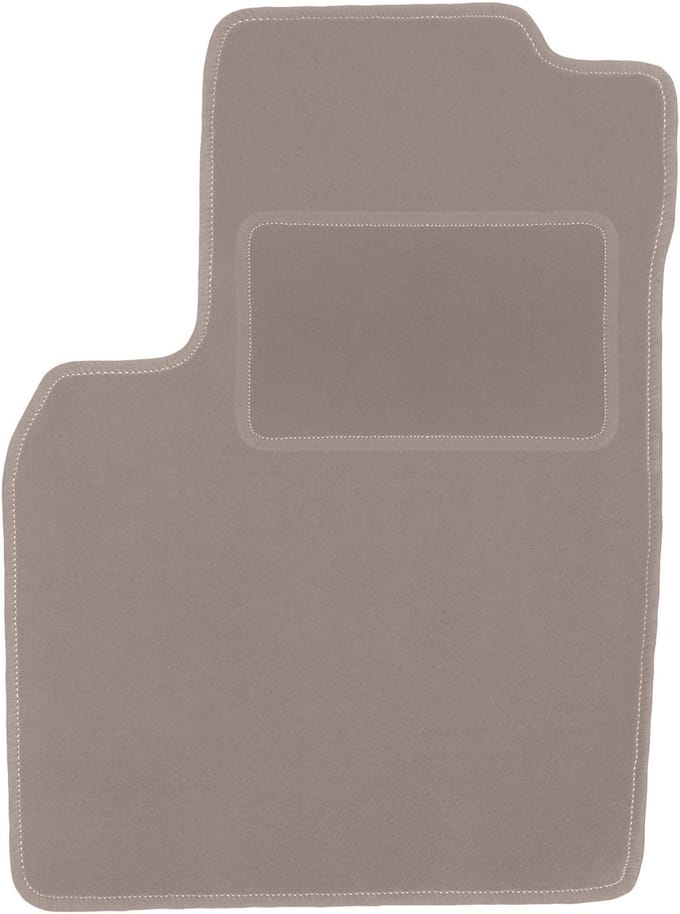 Beige bestuurdersmat voor: Fiat Panda II hatchback (2002-2010)