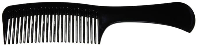 Rojafit Professionele Kam - Greepkam - Ergonomische Handgreep - Lang 22 cm.- Hoog 5 cm.-Zwart