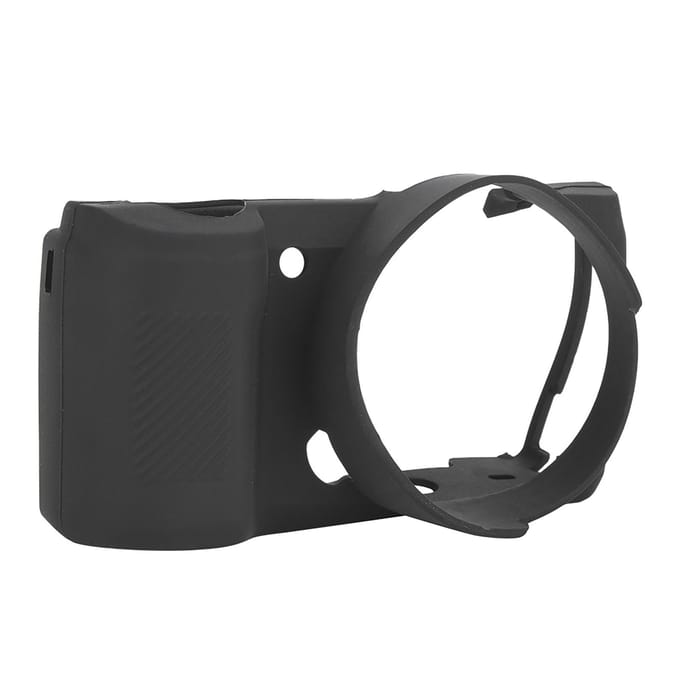 Étui de protection en silicone souple, anti-poussière et antidérapant, pour appareil photo A5000 et A5100 black