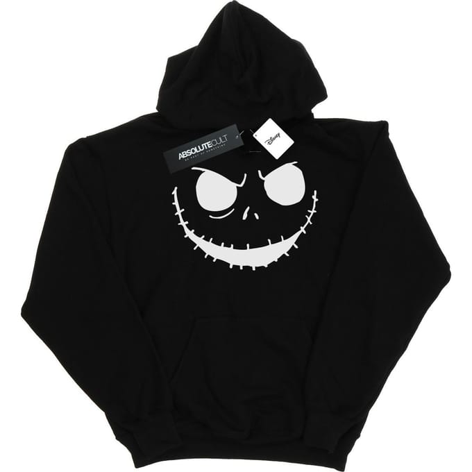 Disney Dames/Dames Nightmare Before Christmas Jack's Face Bold Hoodie (Zwart)